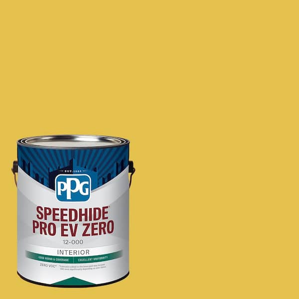 PPG Speedhide Pro EV Zero 1 gal. PPG1214-6 Golden Hour Semi-Gloss Interior Paint