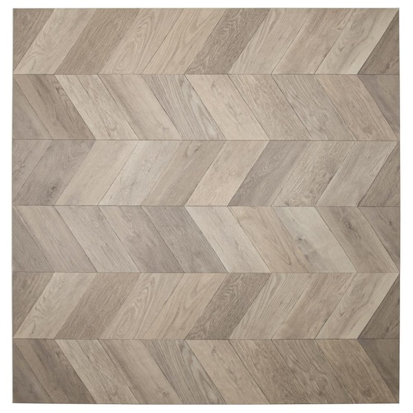 Lucida USA DecoCore Beach Oak Brown 22-mil x 18-in W x 51-in L Waterproof Interlocking Luxury Vinyl Plank Flooring (26.5-sq ft/ Carton)