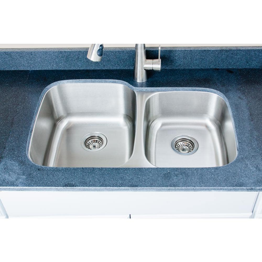 Craftsmen 32'' Stainless Steel Double Bowl Undermount Kitchen Sink