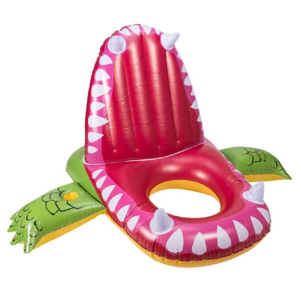 SwimWays Eaten Alive Crocodile Pool Float 6044256 The Home Depot