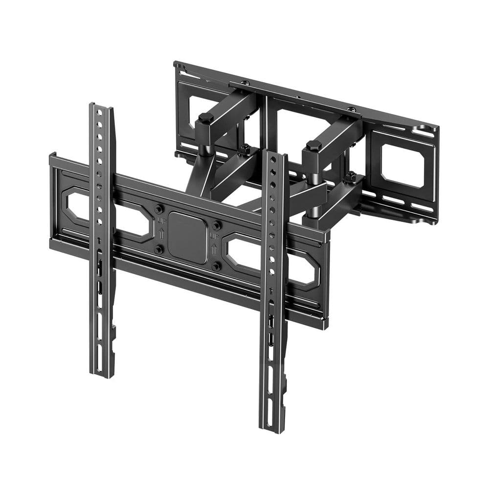 Full Motion TV Wall Mount Swivel Tilt Dual Arm Fits 32-70 in. Flat Screen LED 4K TVs Black 1 Pack price history on PriceWatchPro