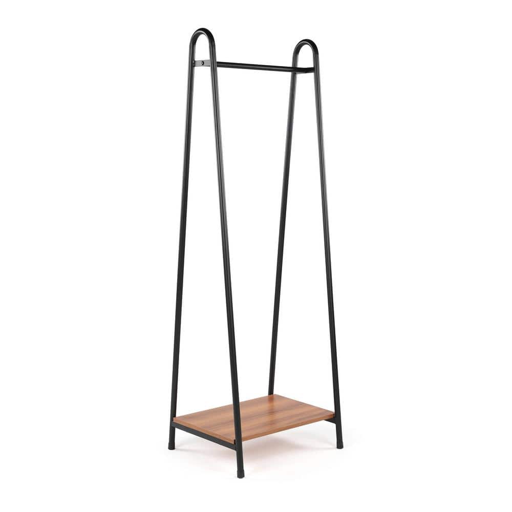 Black Metal Clothes Rack 19.7 in. W x 59.1 in. H