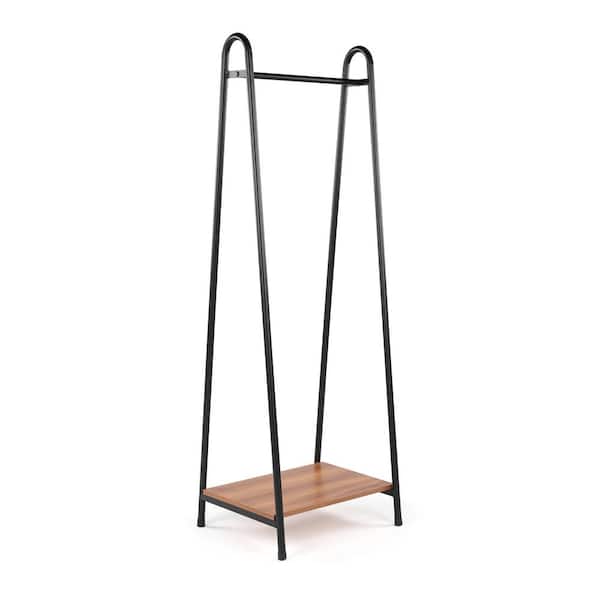 Black Metal Clothes Rack 19.7 in. W x 59.1 in. H