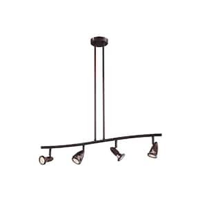 Stingray 2.7 ft. 4-Light Oil Rubbed Bronze Track Light Fixture with Adjustable Heads