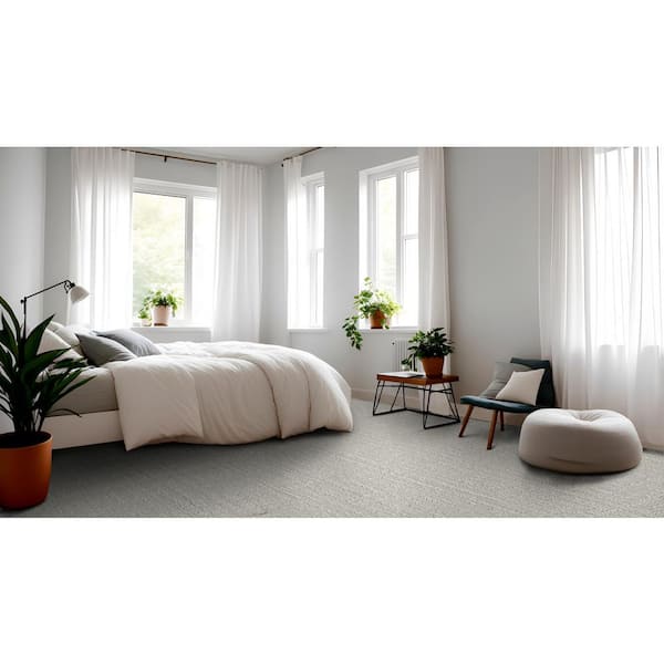 Lily Hill Silver Lining Beige 42 oz. SD High Performance Polyester Pattern Carpet - Installation Required