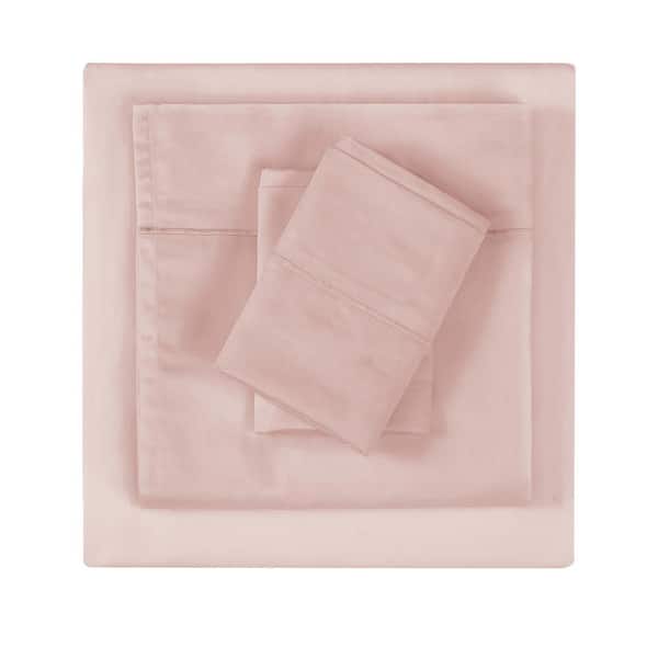 300TC Blush Cotton Sateen Standard Pillowcase (Set of 2)