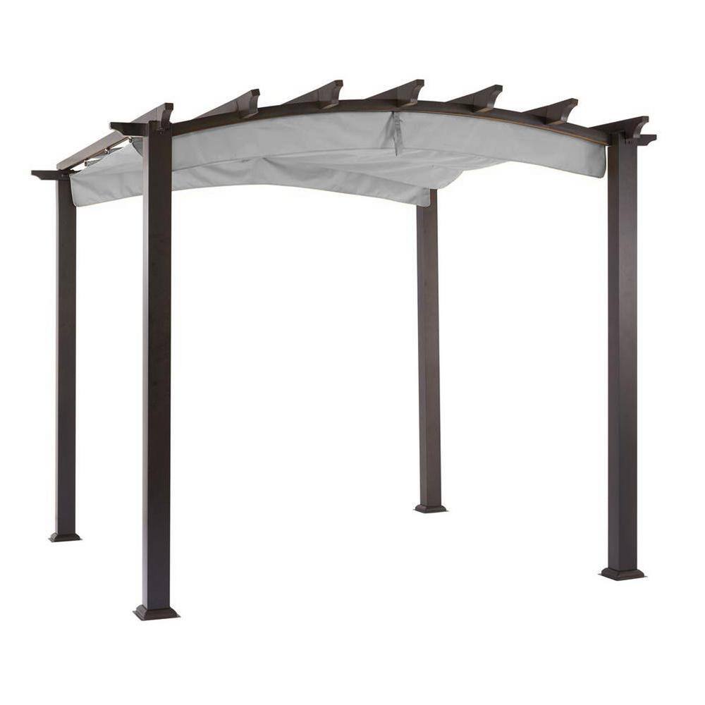 Slate Gray RipLock 350 Replacement Canopy for 9' x 9' Arched Pergola