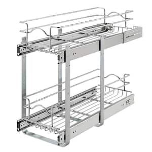 Rev-A-Shelf 5 in. Kitchen Pull Out Tray Divider Cabinet Organizer  447-BCSC-5C - The Home Depot