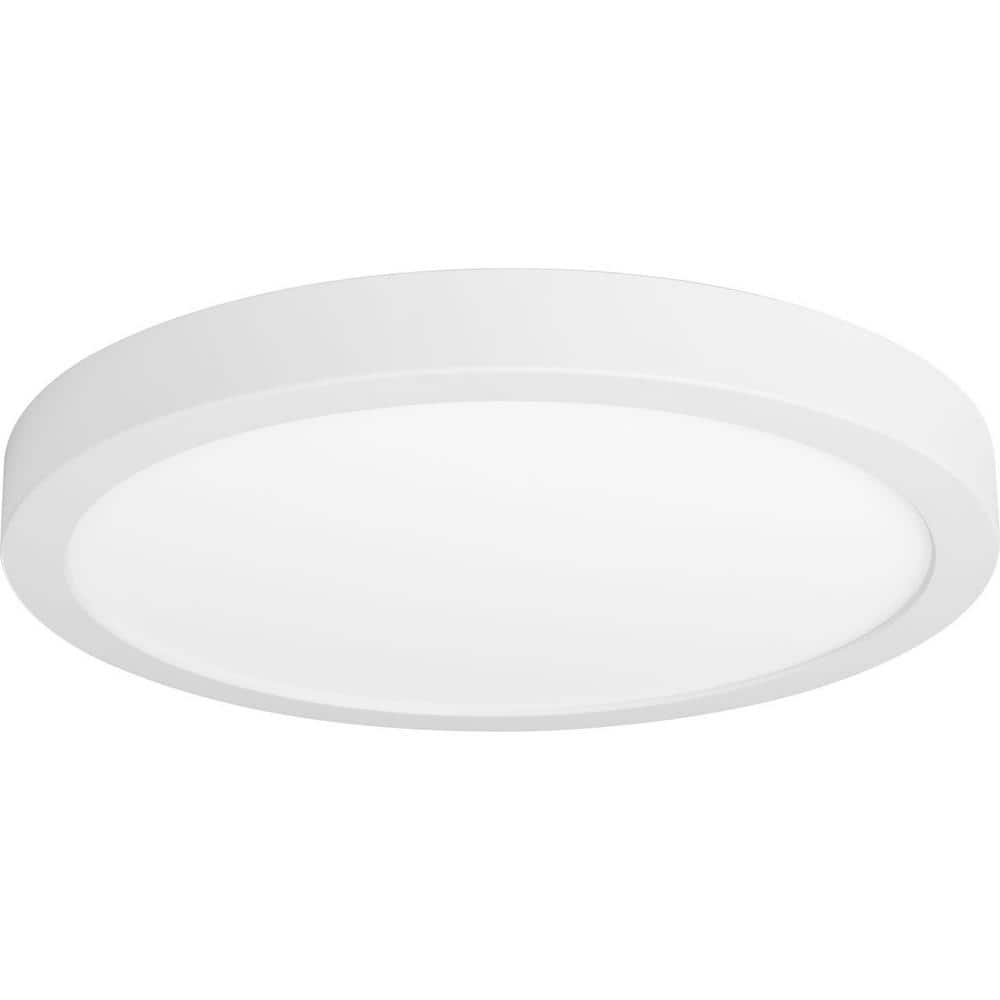 Progress Lighting 11 in. Edgelit White Integrated LED Flush Mount ...