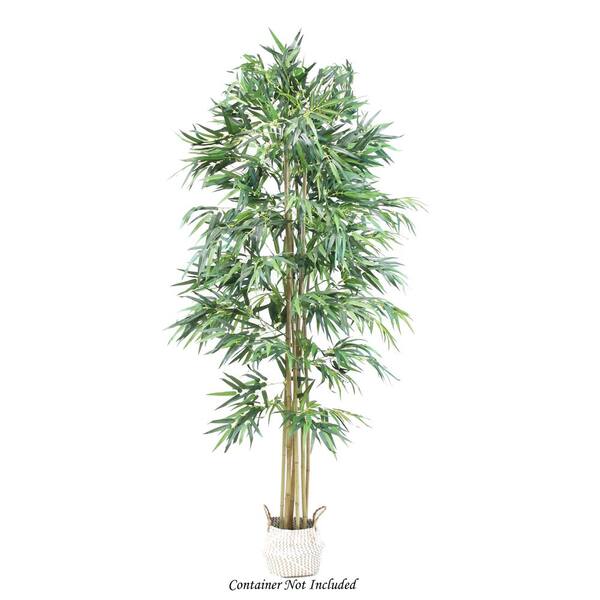 5' Bamboo Artificial Tree in Black Planter (Real Touch) UV Resistant  (Indoor/Outdoor)