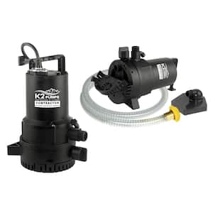 Contractor Series 1/4 HP Harsh Duty 2-in-1 Utility Pump
