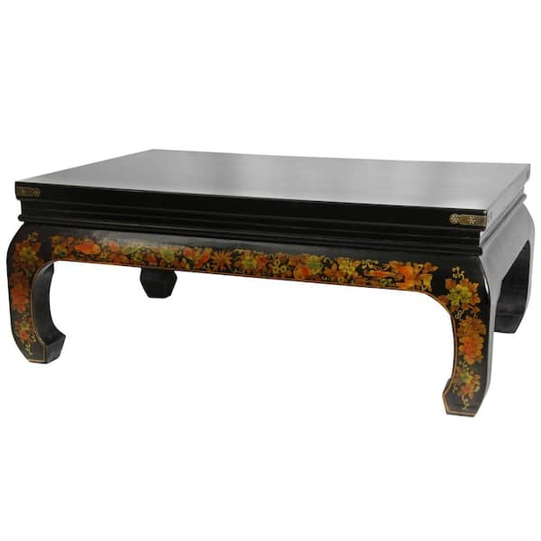Oriental Furniture Oriental Furniture Black Coffee Table