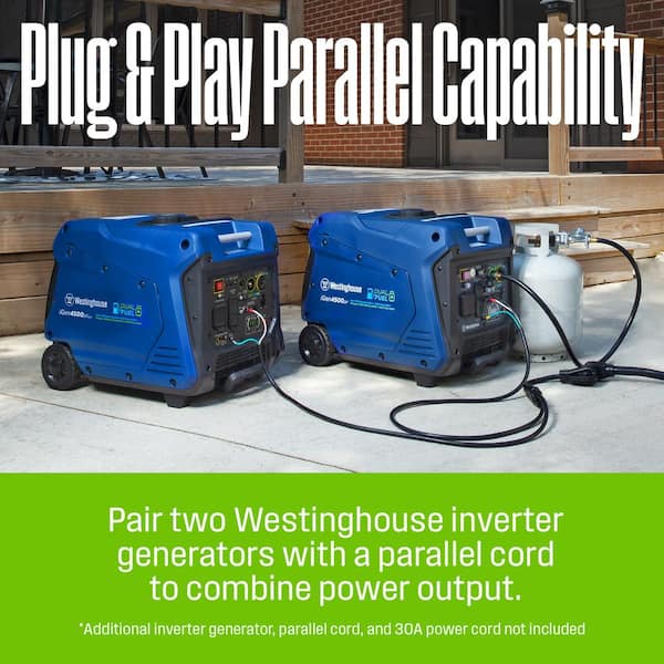 Westinghouse, iGen4500DFc Inverter Generator - Dual Fuel w/ CO Sensor