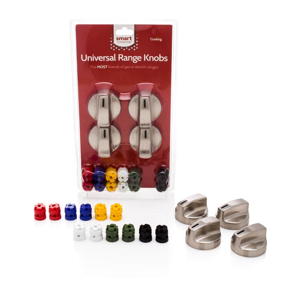 Universal Stainless Steel Range Knob Kit for Gas and Electric Stoves