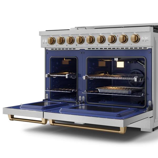 Thor Kitchen Gordon Ramsay Series 48 in. 6-Burners Freestanding