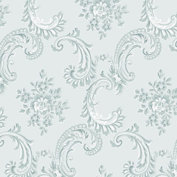 Graham & Brown Rachel Ashwell Boudoir Beauty Blue Wallpaper