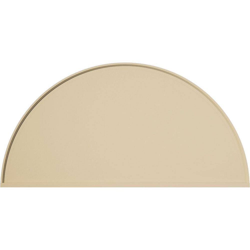 Pedss Ekena Millwork 60-in. W x 30-in. H x 2-in. P Half Round Smooth ...
