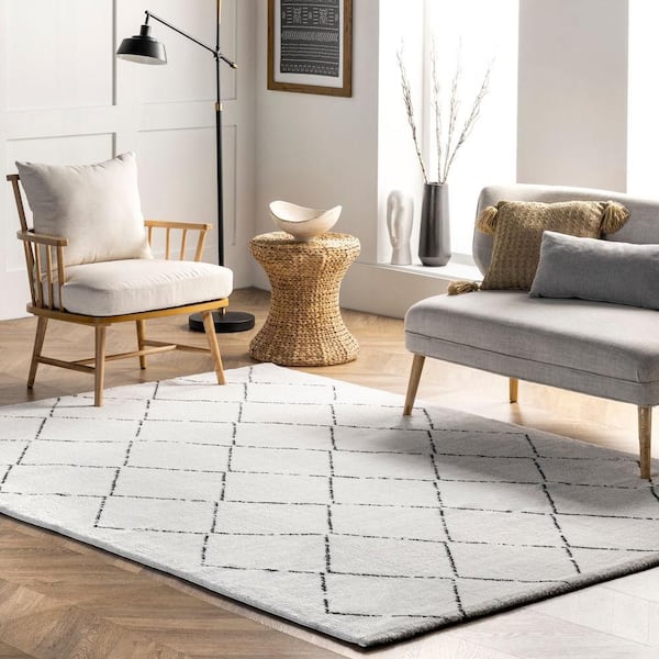 Hand Tufted Corinth Area Natural 3 ft. x 5 ft. Indoor Area Rug