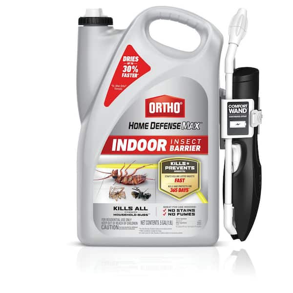 Ortho Home Defense Max Indoor Insect Barrier .5 gal. Ready-to-Use Spray Roach, Spider and Ant Insect Killer with Comfort Wand