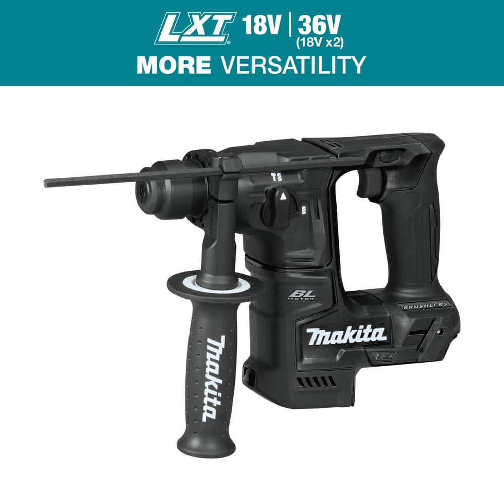 Makita 18V LXT Sub-Compact Lithium-Ion Brushless Cordless 11/16 in. Rotary Hammer, accepts SDS-PLUS bits, Tool Only