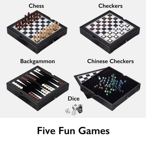 MAINSTREET Classics 5-in-1 Broadway Game Combo Set 55-0207 - The