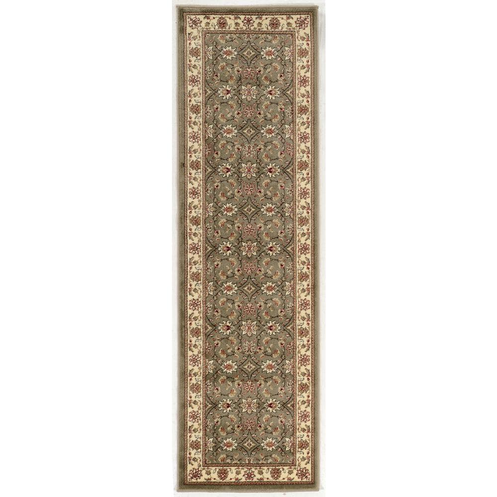 Como Sage 2 ft. x 8 ft. Traditional Oriental Floral Area Rug