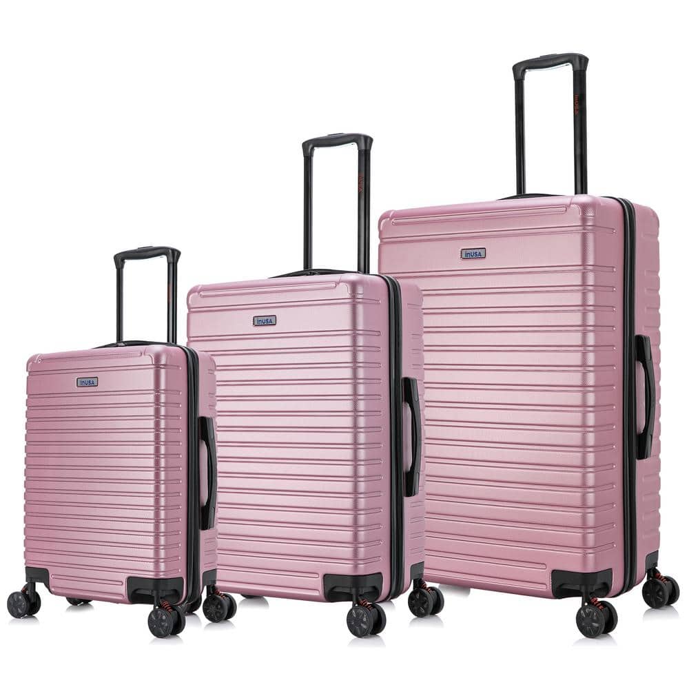 InUSA Deep Lightweight Hardside Spinner 3-Piece Luggage Set 20 in., 24 ...
