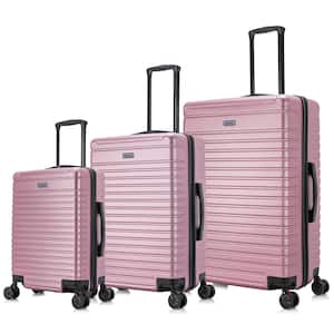 Deep Lightweight Hardside Spinner 3-Piece Luggage Set 20 in., 24 in., 28 in. in Rose Gold