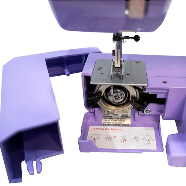 Advanced Crafting Sewing Machine, 12 Built-In Stitches Lavender Purple  UFR-505 - The Home Depot