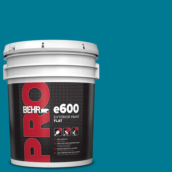BEHR PRO 5 gal. #520B-7 Havasu Flat Exterior Paint