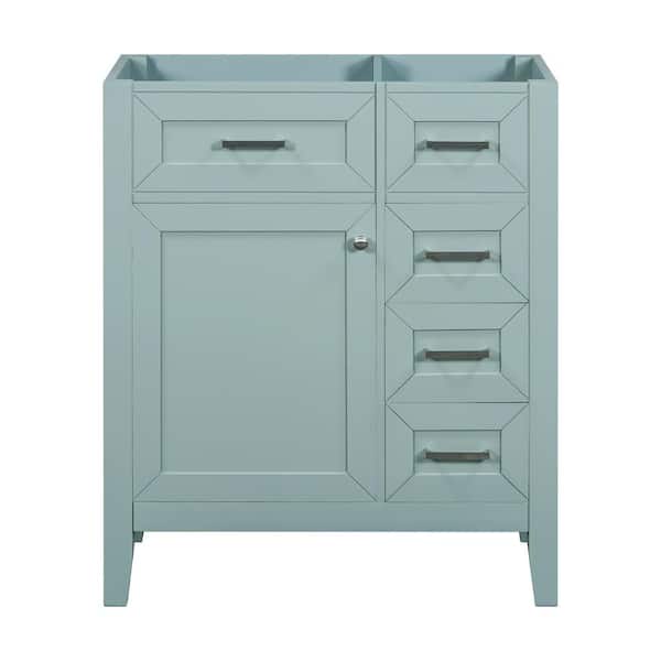 Staykiwi 30 in. Bath Vanity Cabinet without Top in Green Unassembled