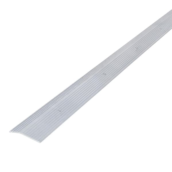 1-3/8 in. x 72" SILVER ALUMINUM Carpet Trim W/SCREW NAILS