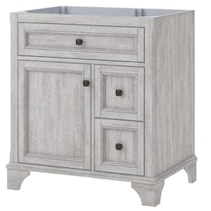 Ellery 31.125 in. W x 22.125 in. D x 32 in. H Bath Vanity Cabinet without Top in Vintage Grey