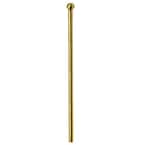 3/8 in. O.D. x 20 in. Copper Faucet Riser in Polished Brass