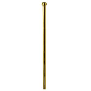 3/8 in. O.D. x 20 in. Copper Faucet Riser in Polished Brass