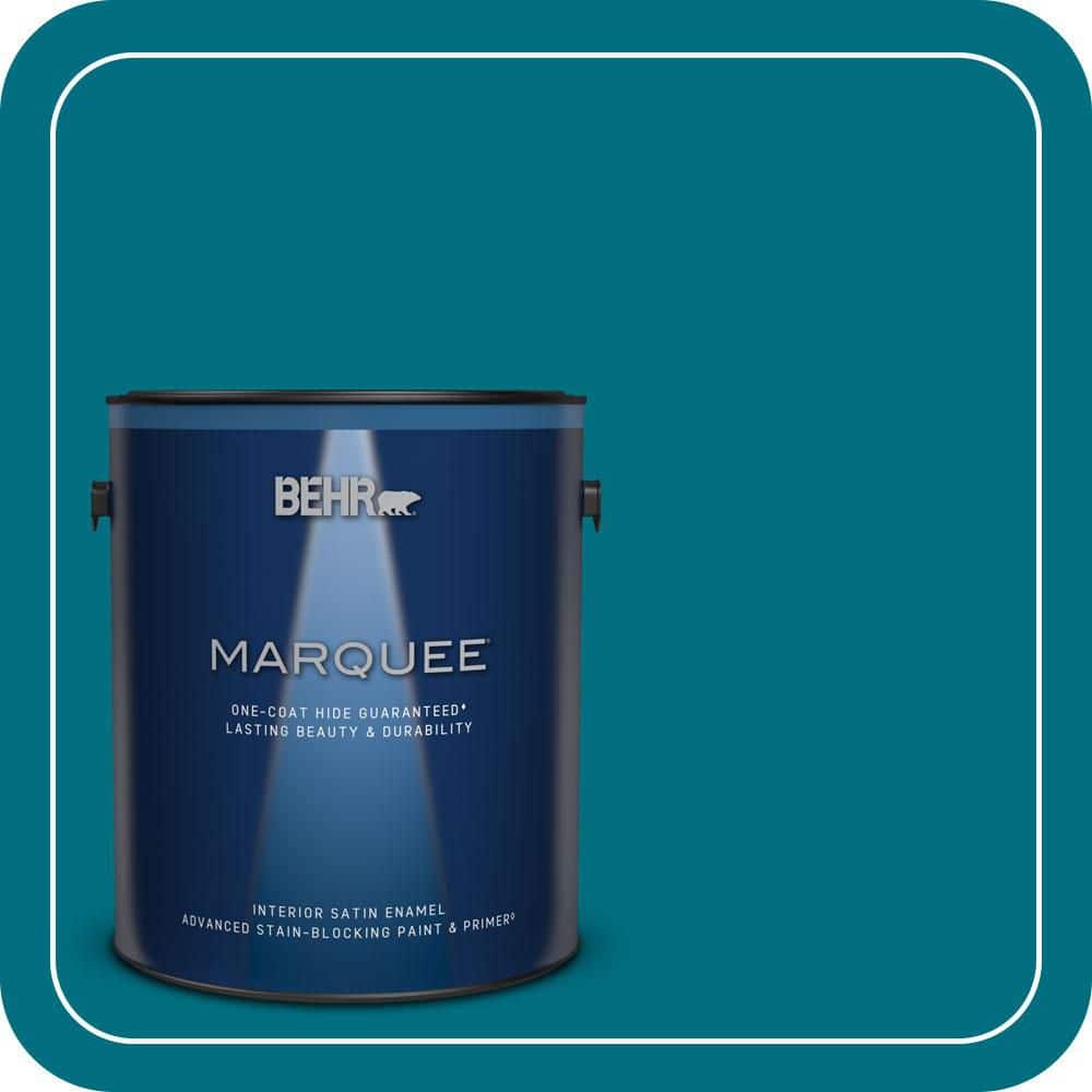 1 gal. #MQ4-54 Coastal Jetty One-Coat Hide Satin Enamel Interior Paint & Primer price history on PriceWatchPro