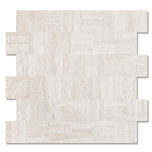 Marble Collection Sandstone Beige 12 in. x 12 in. PVC Peel and Stick Tile (5 sq. ft./5-Sheets)