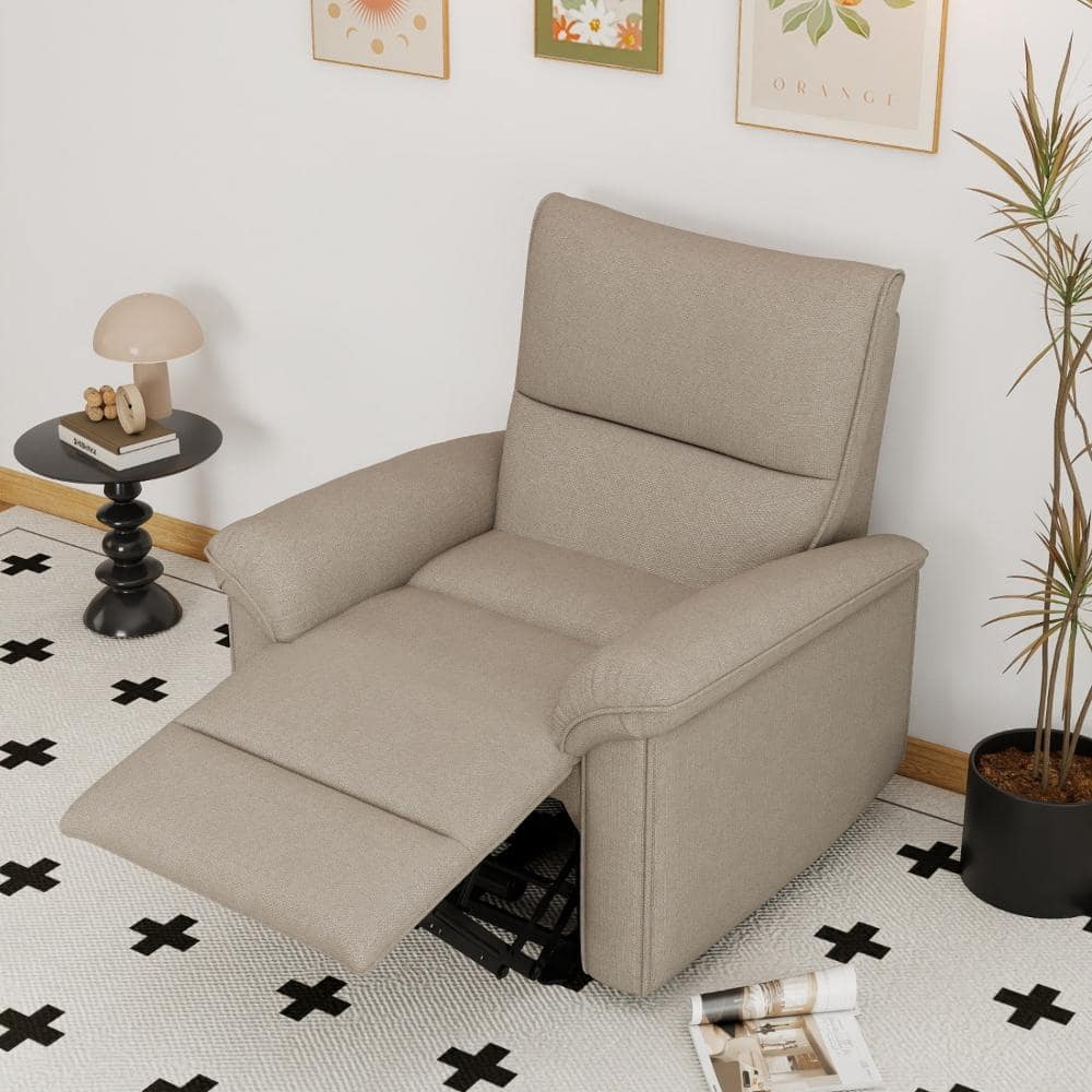 Brown Zero Wall Power Recliner with USB-C, Velvet Fabric price history on PriceWatchPro