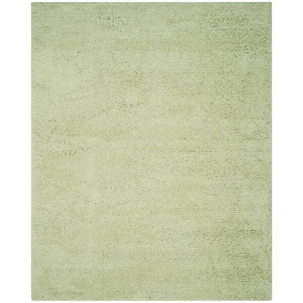 SAFAVIEH Classic Shag Lime 8 ft. x 10 ft. Solid Area Rug