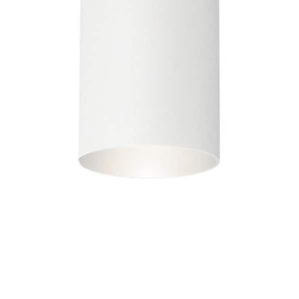 Independence 1-Light White Outdoor Porch Ceiling Flush Mount Light with Frosted Glass (1-Pack)