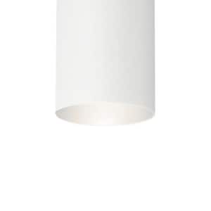 Independence 1-Light White Outdoor Porch Ceiling Flush Mount Light with Frosted Glass (1-Pack)