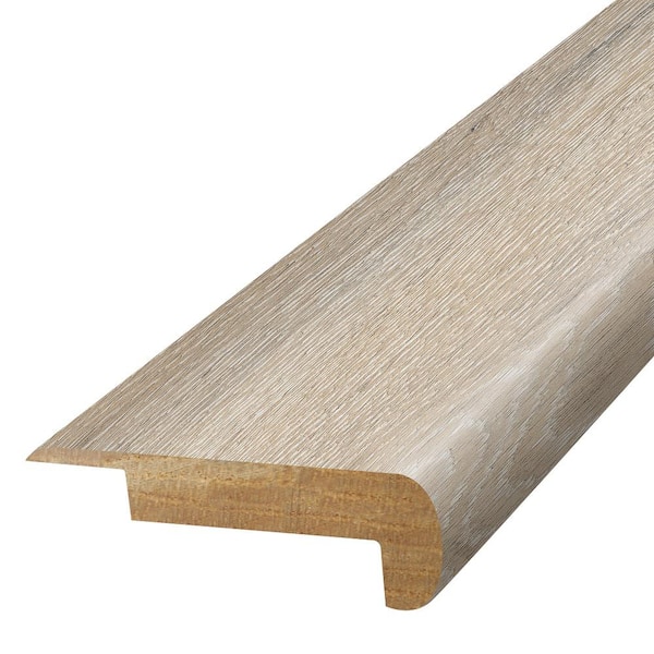 Camden 0.75 in. T x 2.37 in. W x 78.7 in. L Textured Wood Look Laminate Moulding/Trim Stair Nose Molding