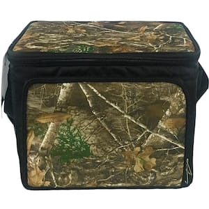 Kool Zone 24 Can Insulated Cooler Bag with Hard Liner in Realtree Edge Camo