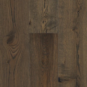 Weathered Oak 6.5 mm T x 6.5in. W x 48in. Varying L. Waterproof Engineered Click Hardwood Flooring (21.67 sq.ft./case)