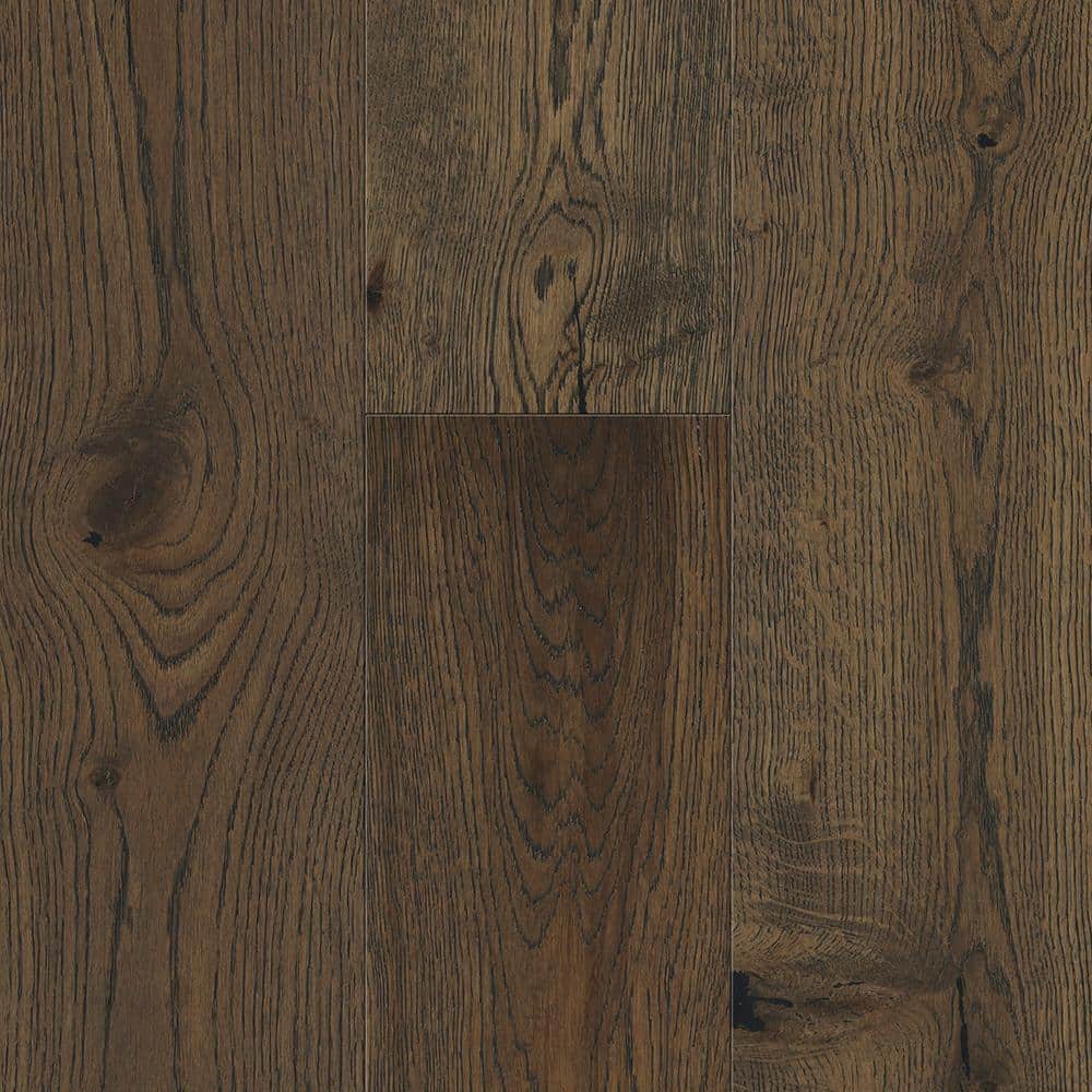 Sure Weathered Oak 6 5 Mm T X 6 5in W X 48in Varying L Waterproof Engineered Click Hardwood Flooring 21 67 Sq Ft Case 13s5cwo7d119wg The Home Depot