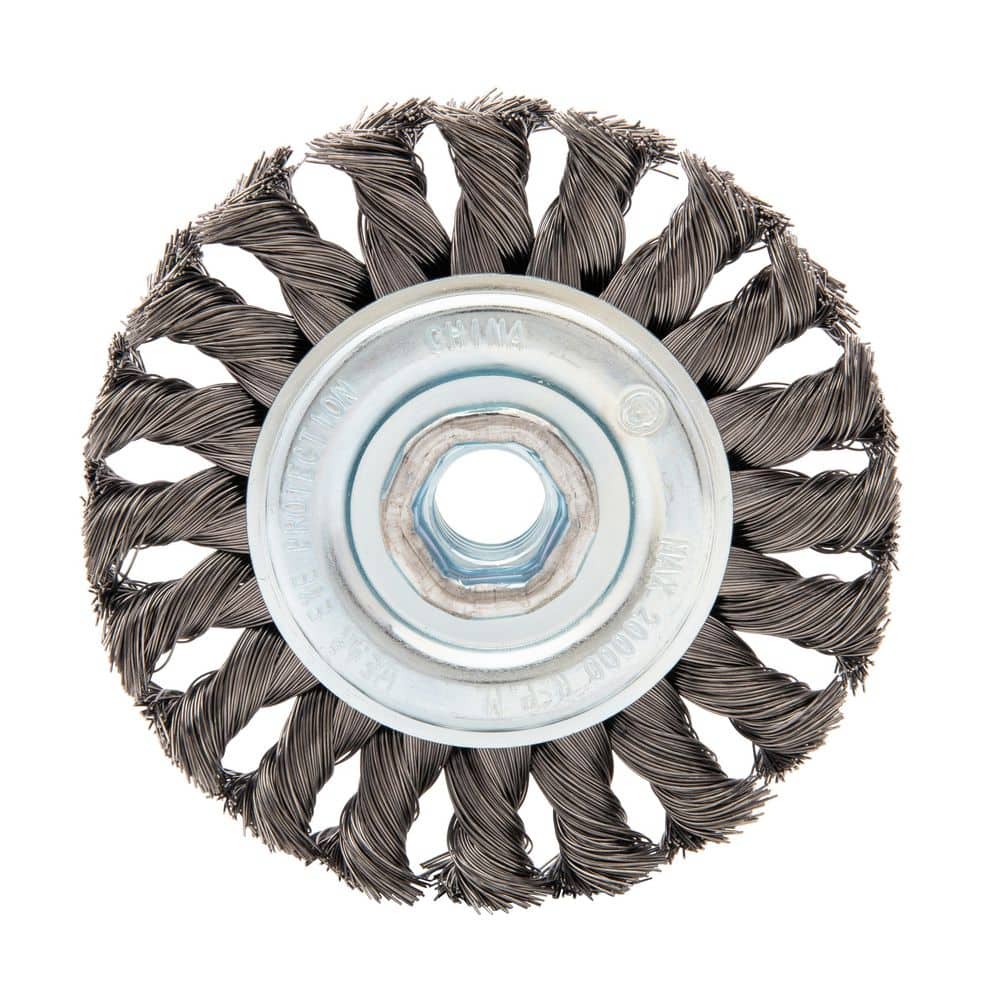 Lincoln Electric 4 in. Knotted Wire Wheel Brush KH305 - The Home Depot