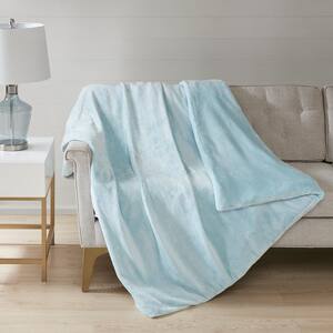 Plush Blue Full/Queen 12 lbs. Weighted Blanket