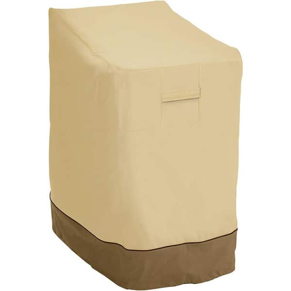 25.5 in. D x 33.5 in. W x 45 in. H Tan Utility Waterproof 25.5 in. Stackable Patio Furniture Cover Patio Chair Cover B000HCR89M The Home Depot