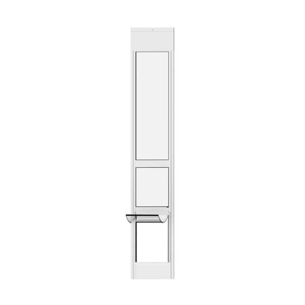 White Glass Patio Pet Door, Large