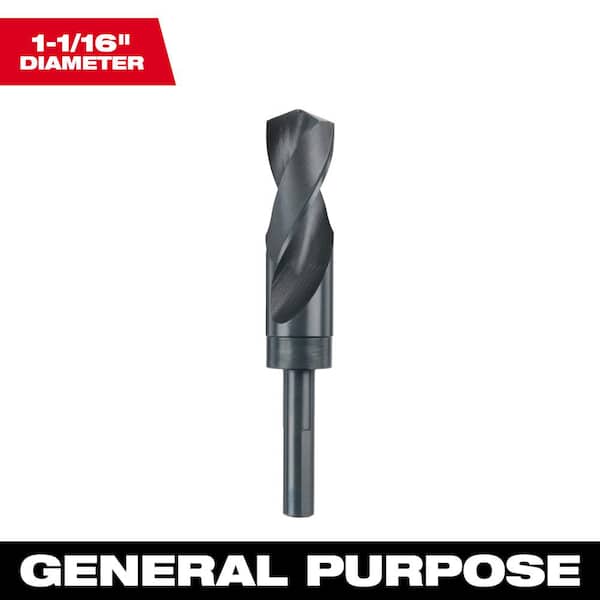 Milwaukee 1-1/16 in. S and D Black Oxide Drill Bit